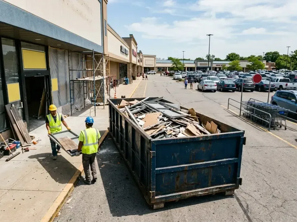 retail-store-renovation-debris-003 — frequently asked questions, Roll-off Dumpster Rentals in Norman, OK